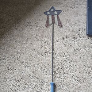 Patriotic Star Garden Stake